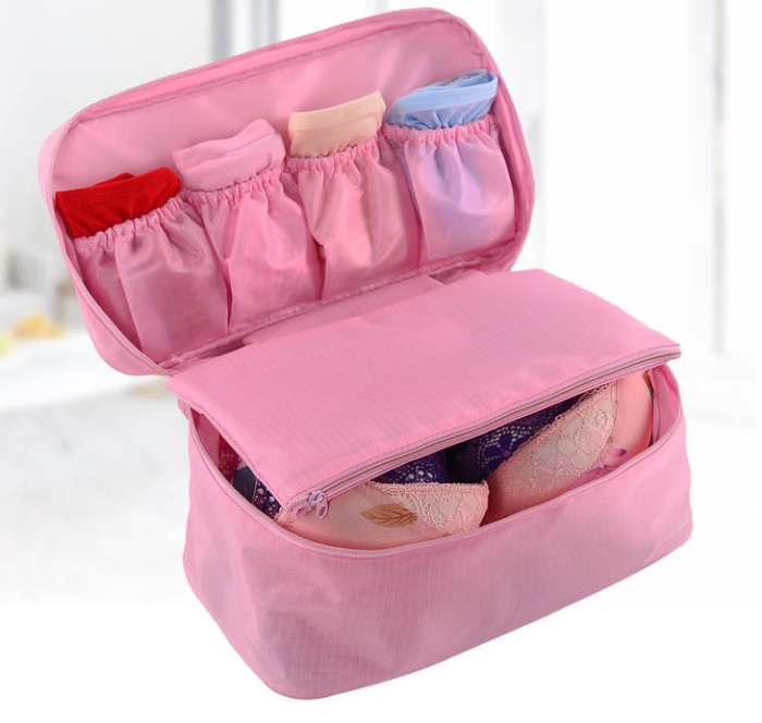 Travel Organizer for Underwear Pink