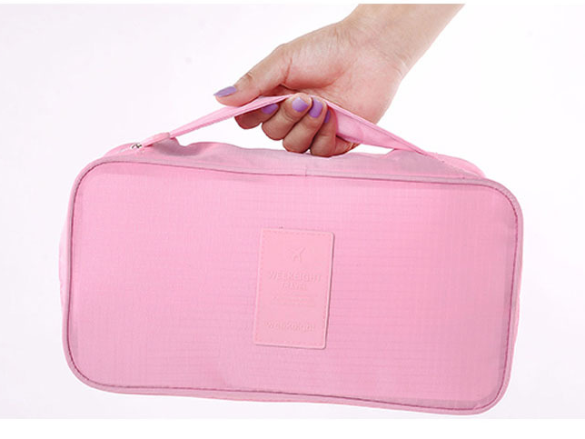 Travel Organizer for Underwear Pink