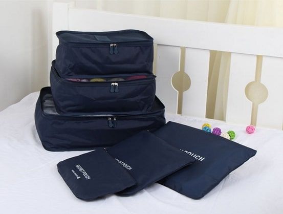 Travel Set 6 pcs. Dark blue