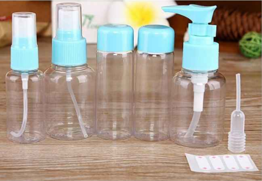 Travel bottle set 5pcs.