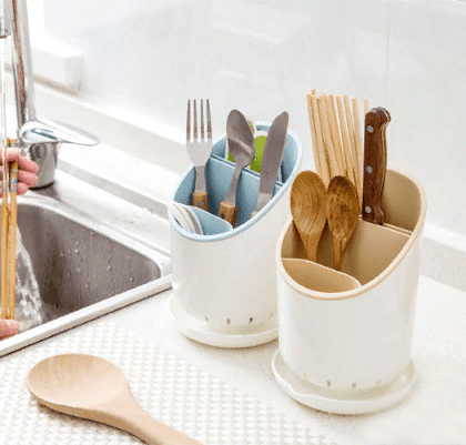 Cutlery drying rack