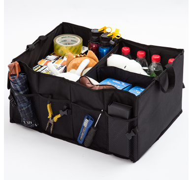 Car trunk organizer black