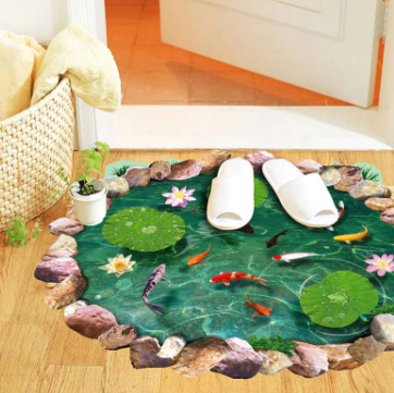 3D interior sticker ТPond with FishesУ