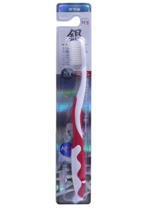 Toothbrush with silver ions