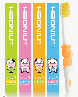 Haoniu Children's Toothbrush (1 piece), 3-6 years old