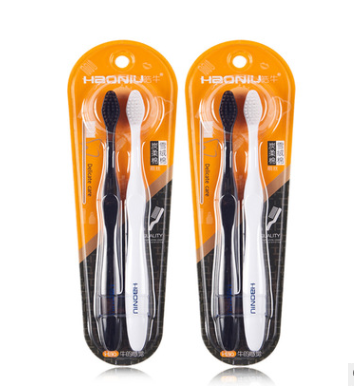 Haoniu Black&White Nano Toothbrushes, 2 pcs.