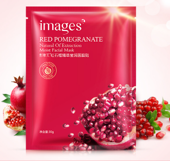 Nourishing mask with pomegranate extract