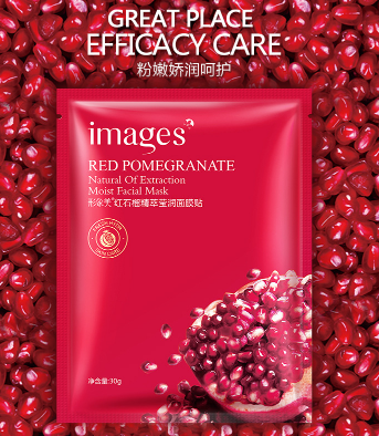 Nourishing mask with pomegranate extract