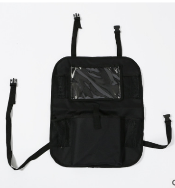 Backrest organizer with a compartment for a tablet