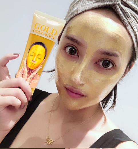 Collagen mask-film with gold ions ТGold CollagenУ