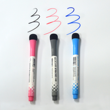 Magnetic whiteboard marker with magnet