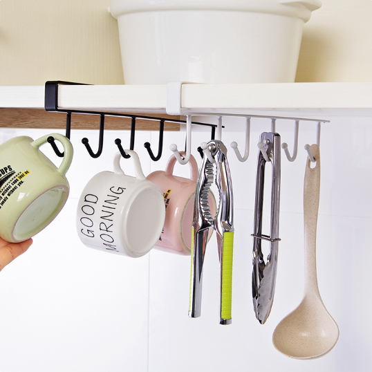 Hanging rack with hooks for kitchen (1 pcs.)