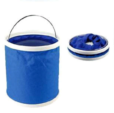 Collapsible bucket in AUTO, blue