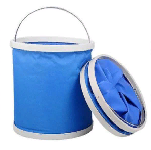 Collapsible bucket in AUTO, blue