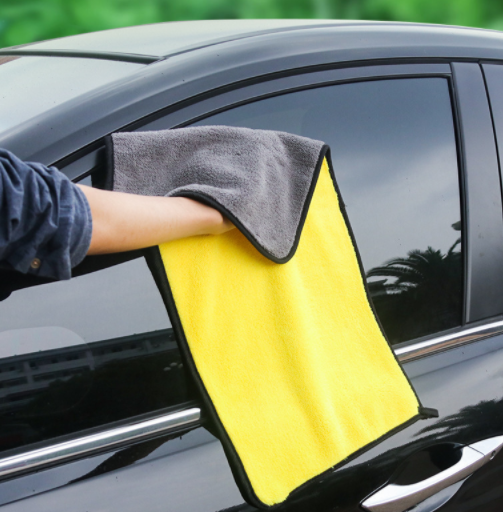 Car cloth made of dense microfiber