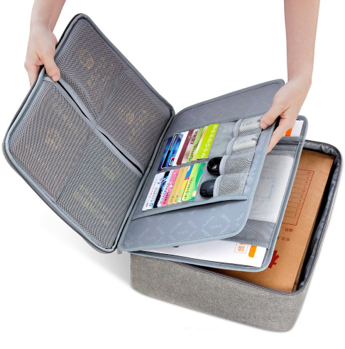 A4 Document Organizer (2 inserts) Grey