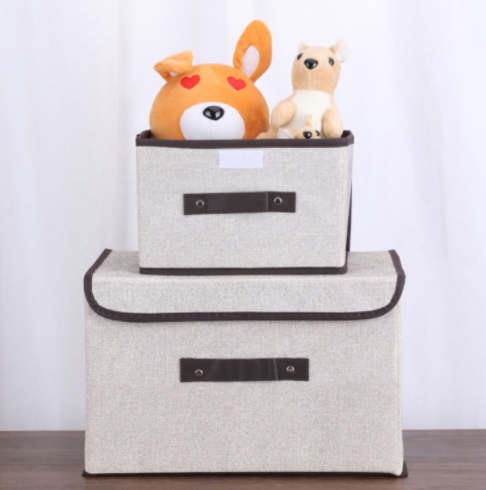 Folding storage box, 2 pcs.