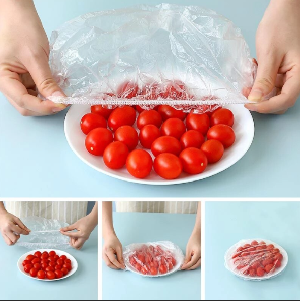 Set of food bags with elastic band (10 pcs.)