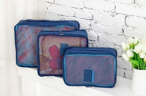 Travel Set 6 pcs. Dark blue