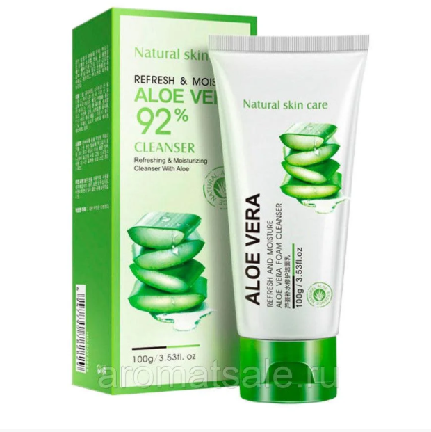 Aloe Vera Bioaqua Wash Foam, 100g.