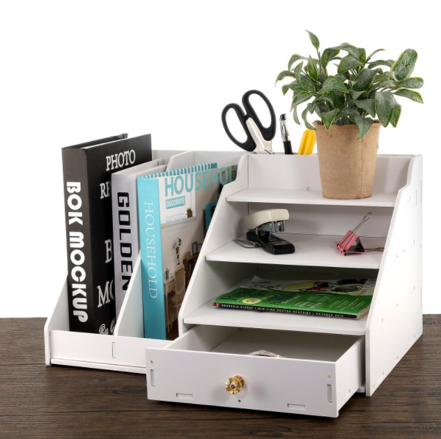 Desk organizer with drawer