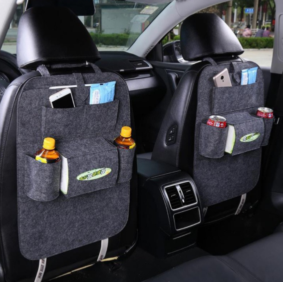 Textile backrest organizer