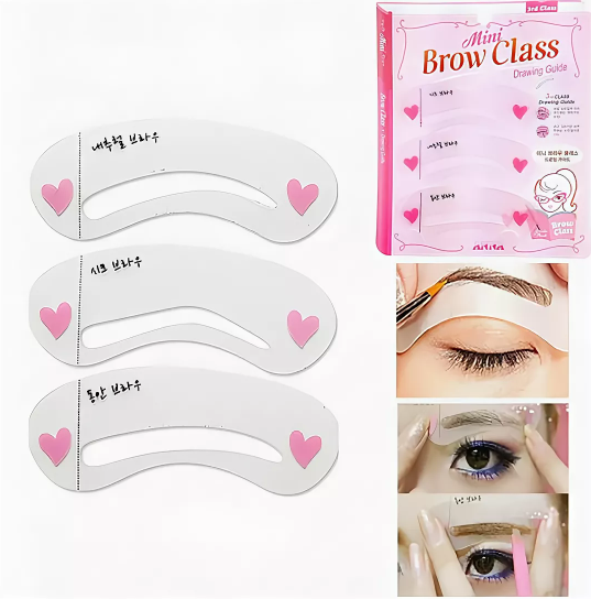 Eyebrow stencil (3 shapes)