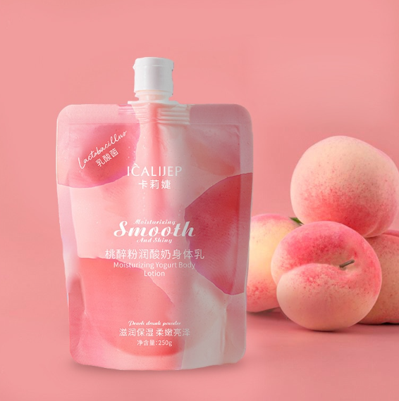 Yogurt body lotion with peach flavor LIFUSHA