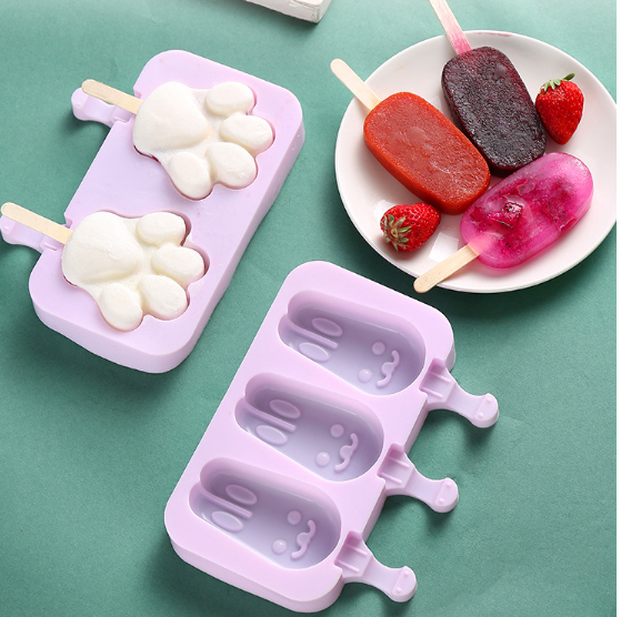 Silicone ice cream mold