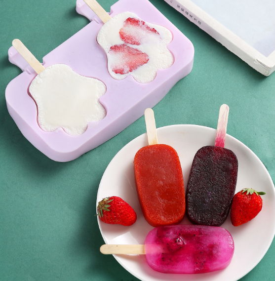 Silicone ice cream mold