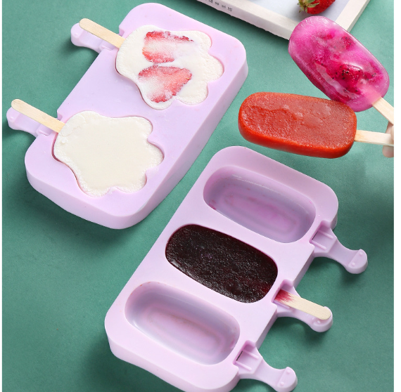 Silicone ice cream mold