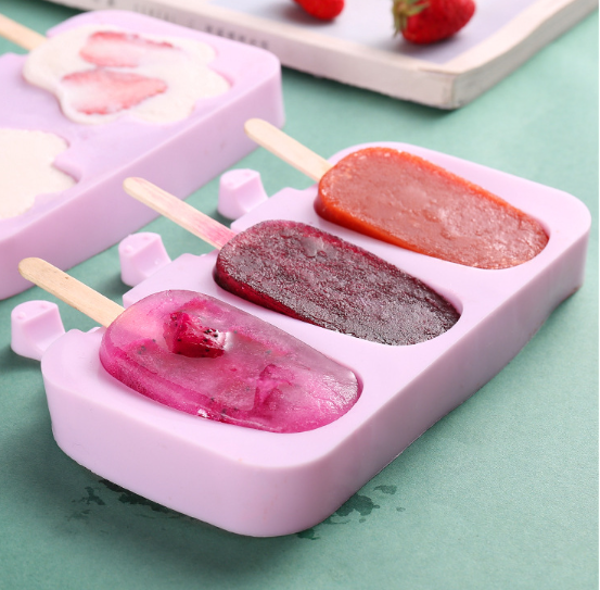 Silicone ice cream mold