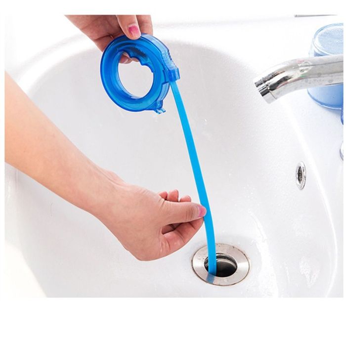 Tool for cleaning drains and unclogging clogs in kitchen and bathroom