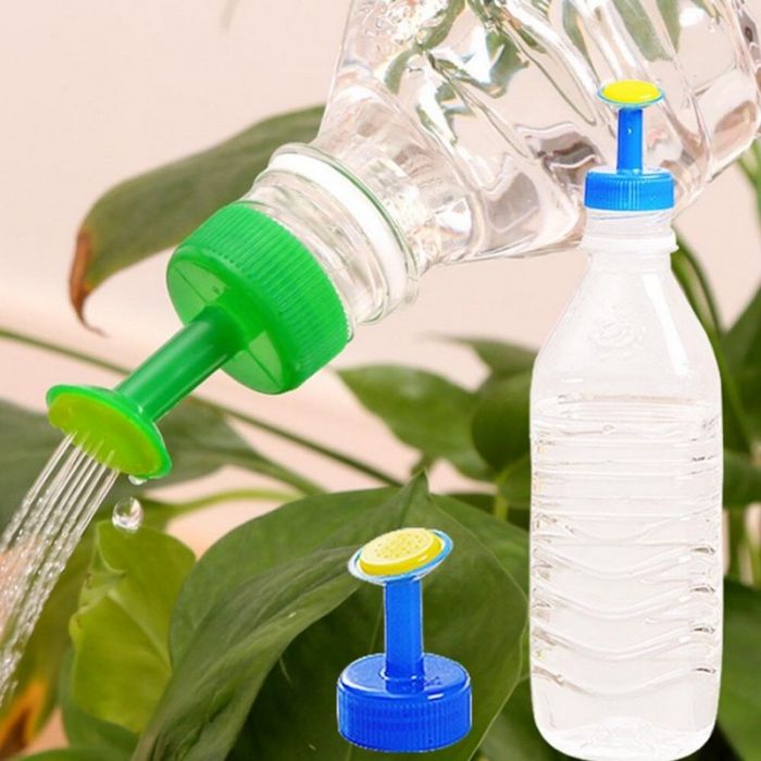 Plastic bottle cap for watering flowers