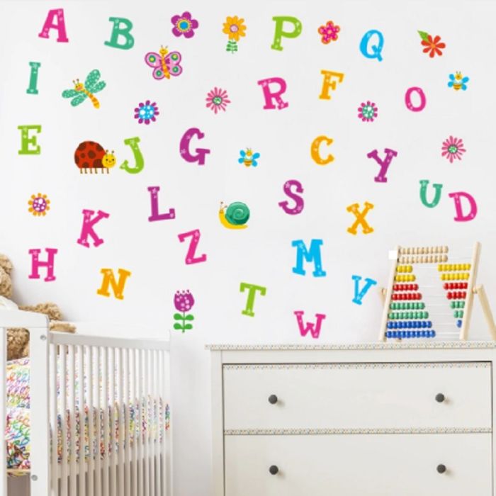 Sticker ТEnglish AlphabetУ with colorful letters for children's room