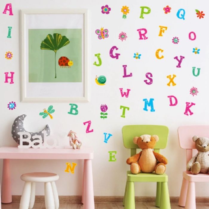 Sticker ТEnglish AlphabetУ with colorful letters for children's room