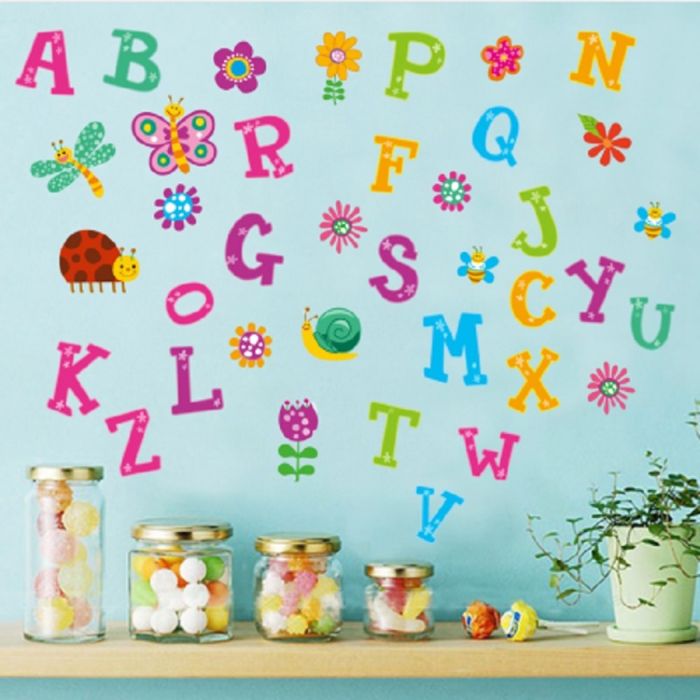 Sticker ТEnglish AlphabetУ with colorful letters for children's room