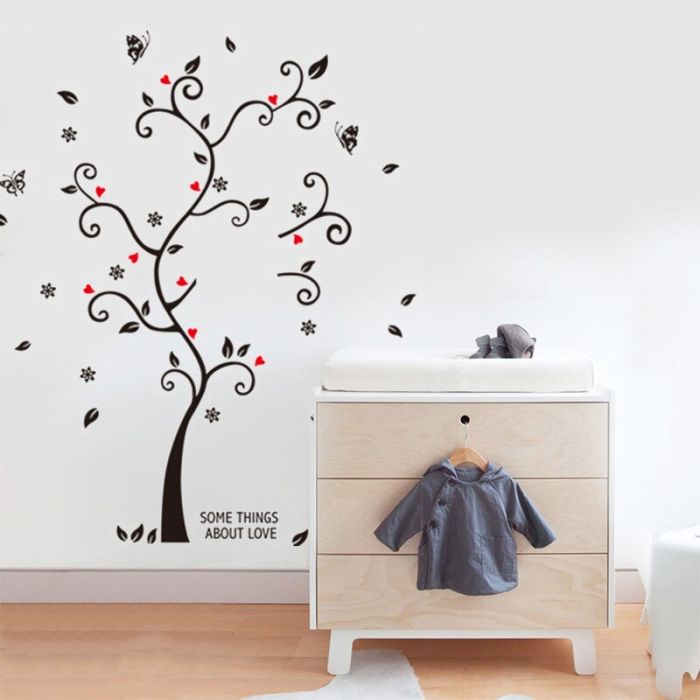 Self-adhesive vinyl sticker ТLove TreeУ - background for photo frames