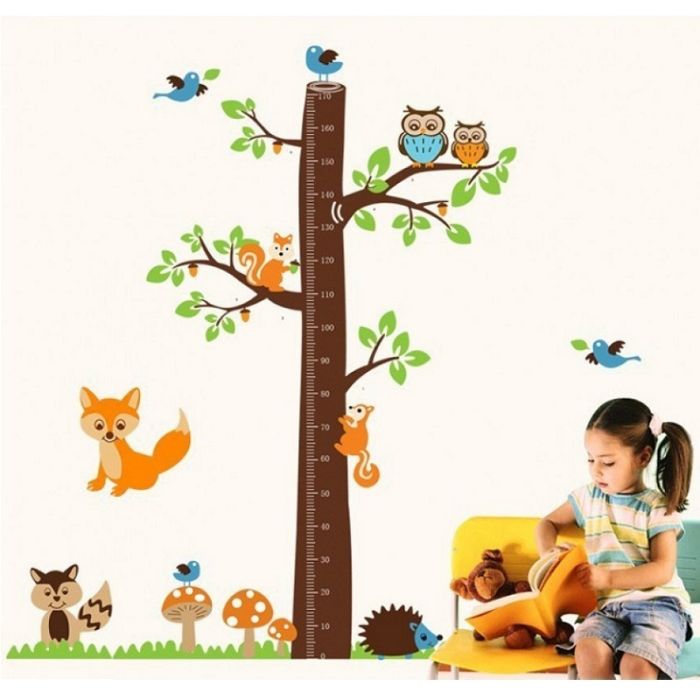 Color self-adhesive sticker ТForest TreeУ height meter