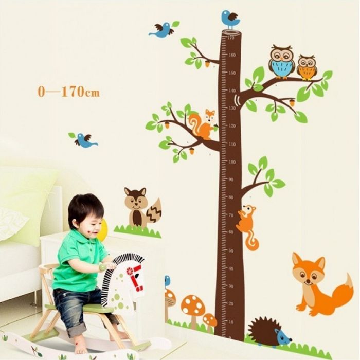 Color self-adhesive sticker ТForest TreeУ height meter