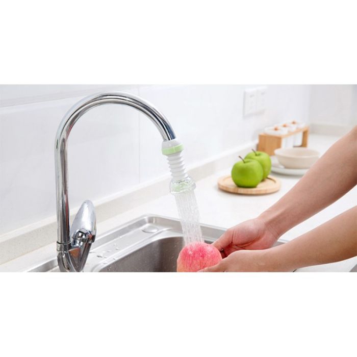 Flexible water-saving kitchen faucet nozzle