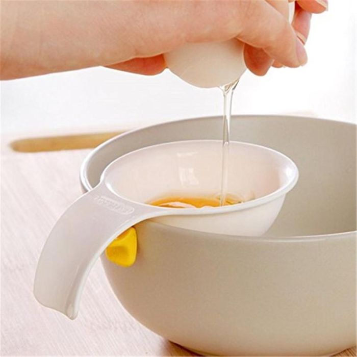 Yolk and white separator - plastic egg separator