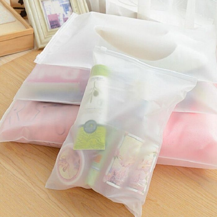 Bag - zip-lock bag 25x35 cm (1 piece), transparent, matt, polyethylene