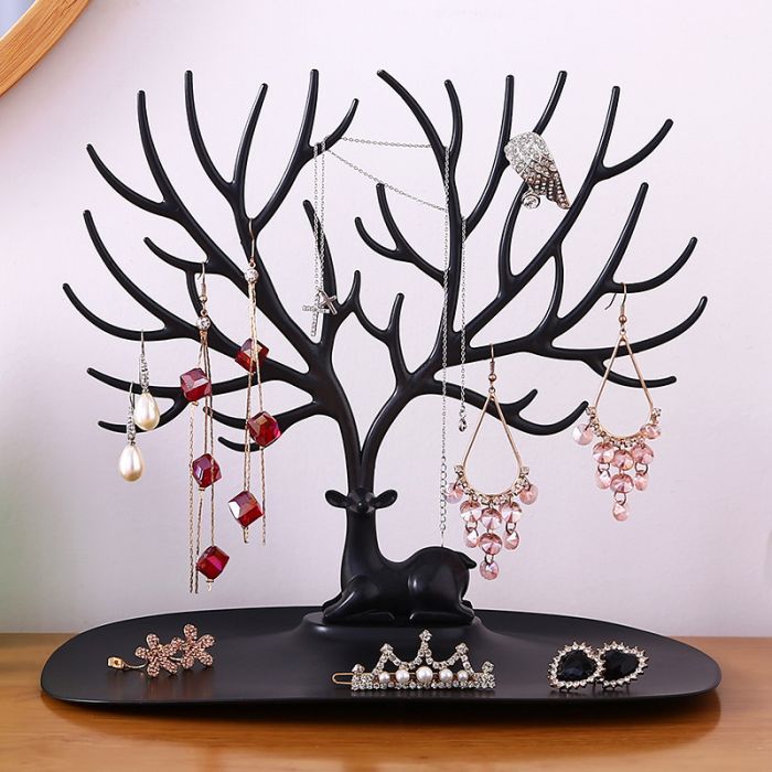 Jewelry stand ТDeerУ, 22 x 15 x 25 cm, plastic, assorted colors