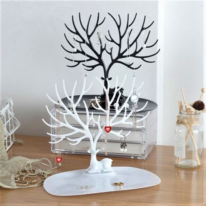 Jewelry stand ТDeerУ, 22 x 15 x 25 cm, plastic, assorted colors