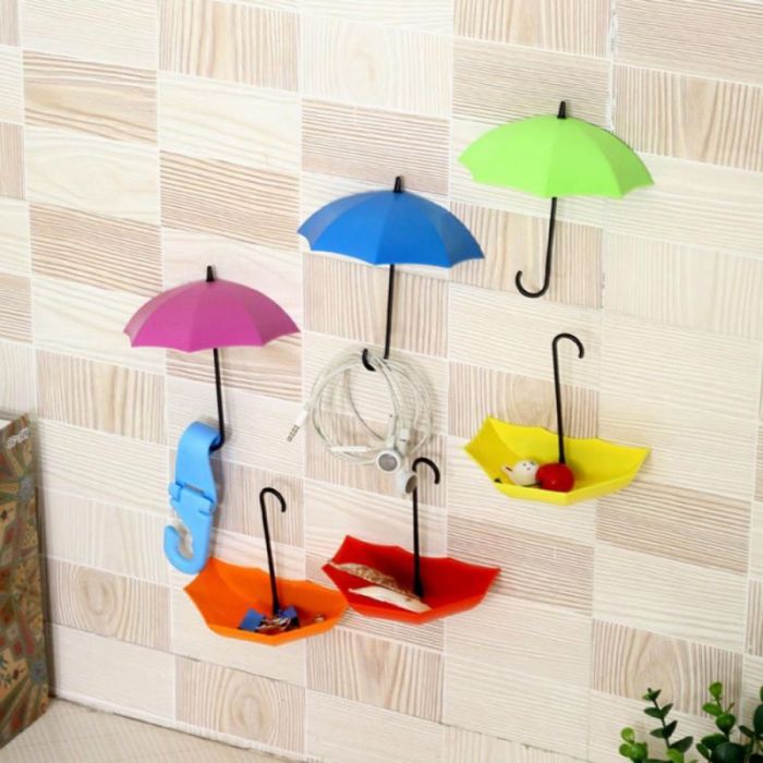 Shelf-hook ТUmbrellaУ wall shelf for small things (3 pcs.)