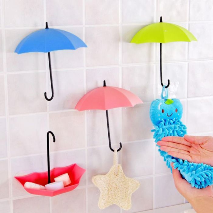 Shelf-hook ТUmbrellaУ wall shelf for small things (3 pcs.)