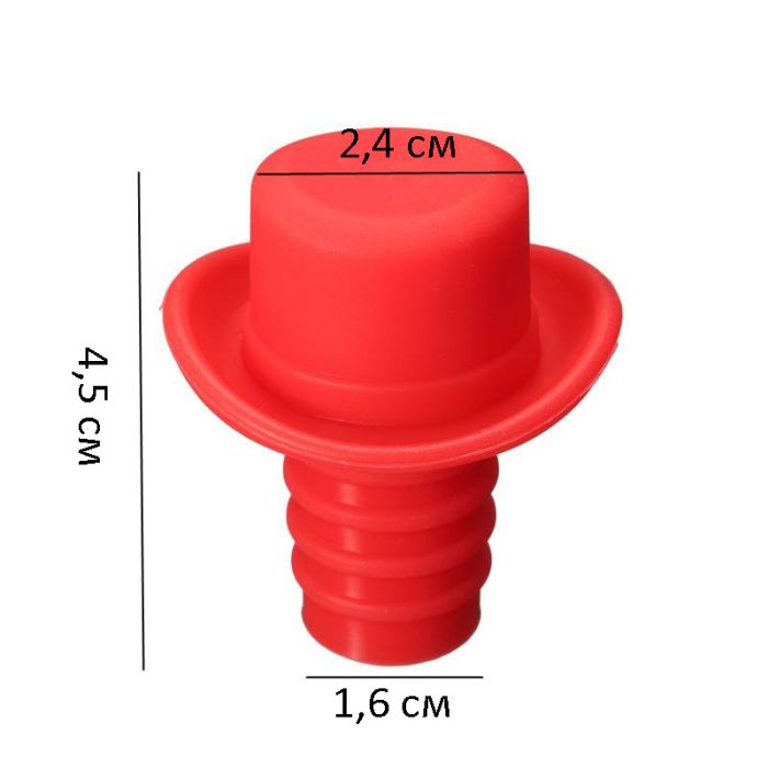 Cowboy hatУ silicone bottle stopper