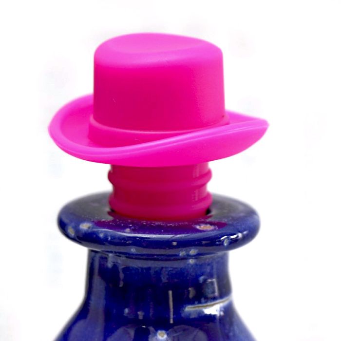 Cowboy hatУ silicone bottle stopper