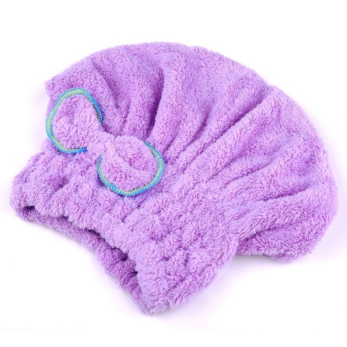 Microfiber shower cap